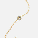 Gold Plated Womens Beaded Bracelet