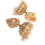 Isvaraah 2.0 Gold Plated Womens Pair of Jhumka Earrings