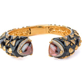 Florence Gold Plated Red Womens Kada