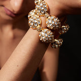 Aatman Gold Plated Womens Kundan, Polki Pair of Bangles
