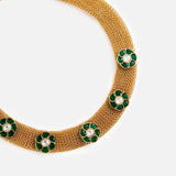 Floral Mesh Choker Set