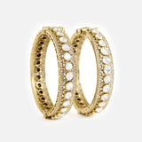 Moissanite Kundan Polki Bangles