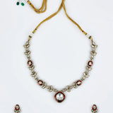 Ravaya Kundan Polki Necklace Set