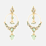 Regal Polki Drop Earrings