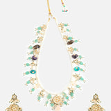 Pearl Multitone Polki Necklace Set