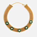 Floral Mesh Choker Set