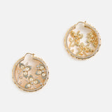 Classic Polki Hoop Earrings