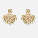 Darbar Polki Pearl Earrings