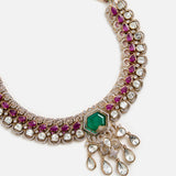 Jewel Frame Polki Choker Set
