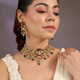 Gemstone Polki Choker Set