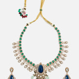 Celeste Kundan Drop Necklace Set
