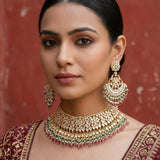 Gulnaar Polki Choker Set