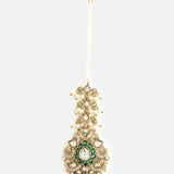 Moissanite Polki Peacock Necklace Set