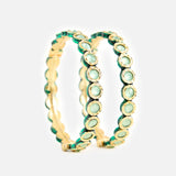 Rajwadi Polki Bangles