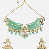 Beaded Kundan Choker Set