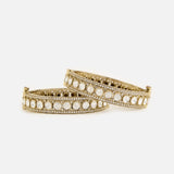 Moissanite Kundan Polki Bangles
